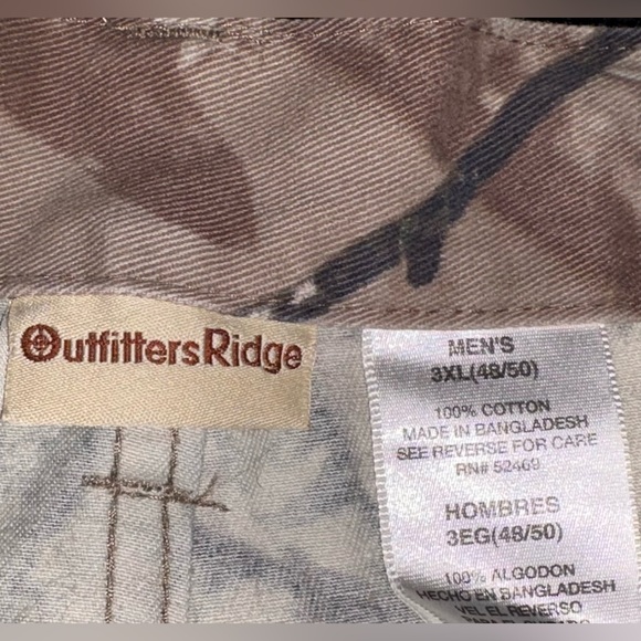 Men's Camouflage Cargo Hunting Pants - Picture 2 of 3